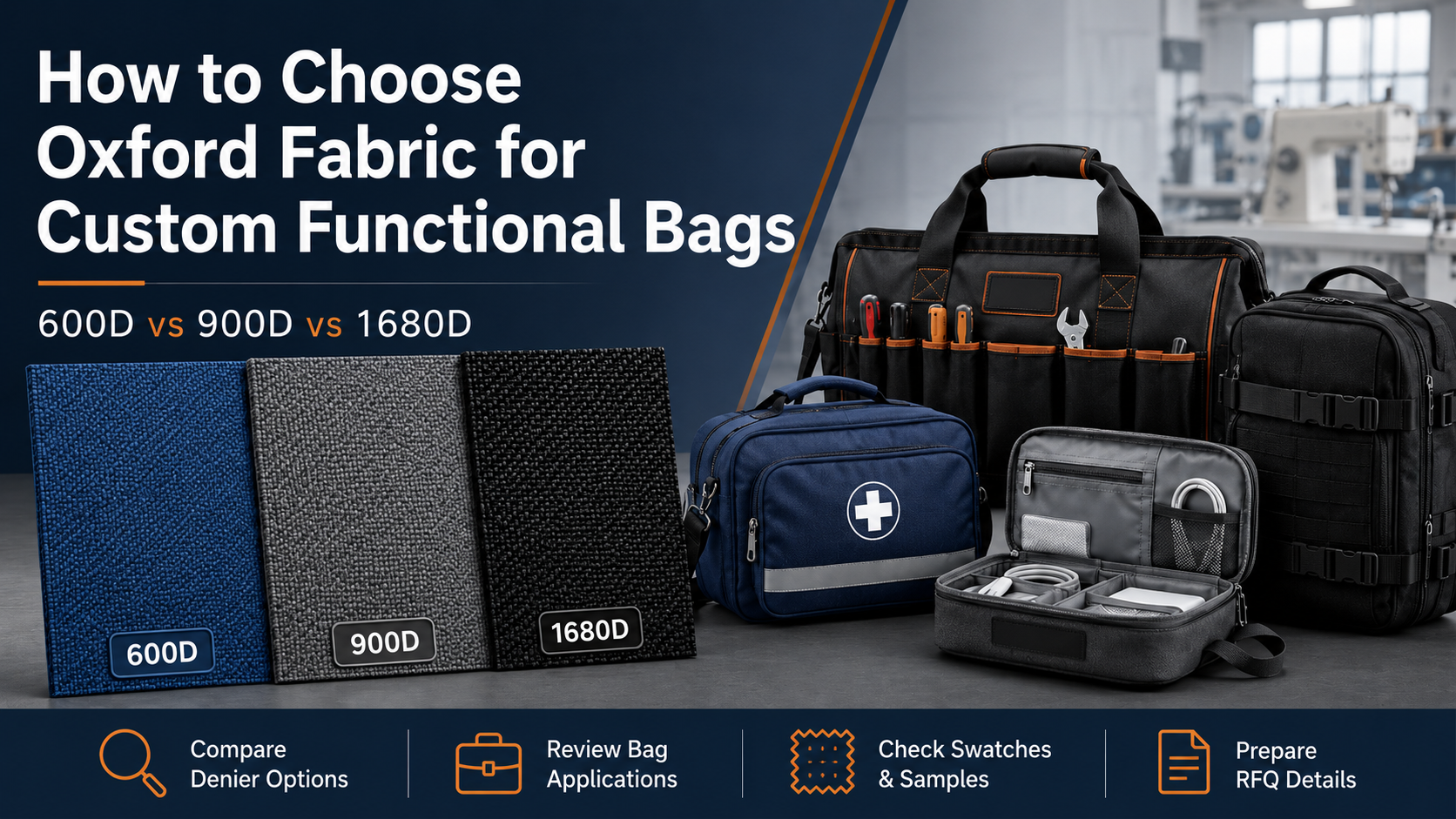 How to Choose Oxford Fabric for Custom Functional Bags