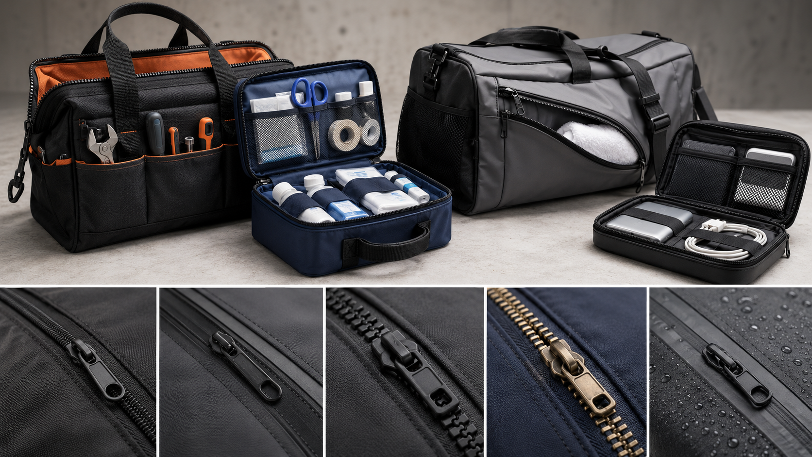 How to Choose Zippers for Custom Functional Bags
